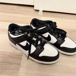 Nike Dunks Black and White Sneakers